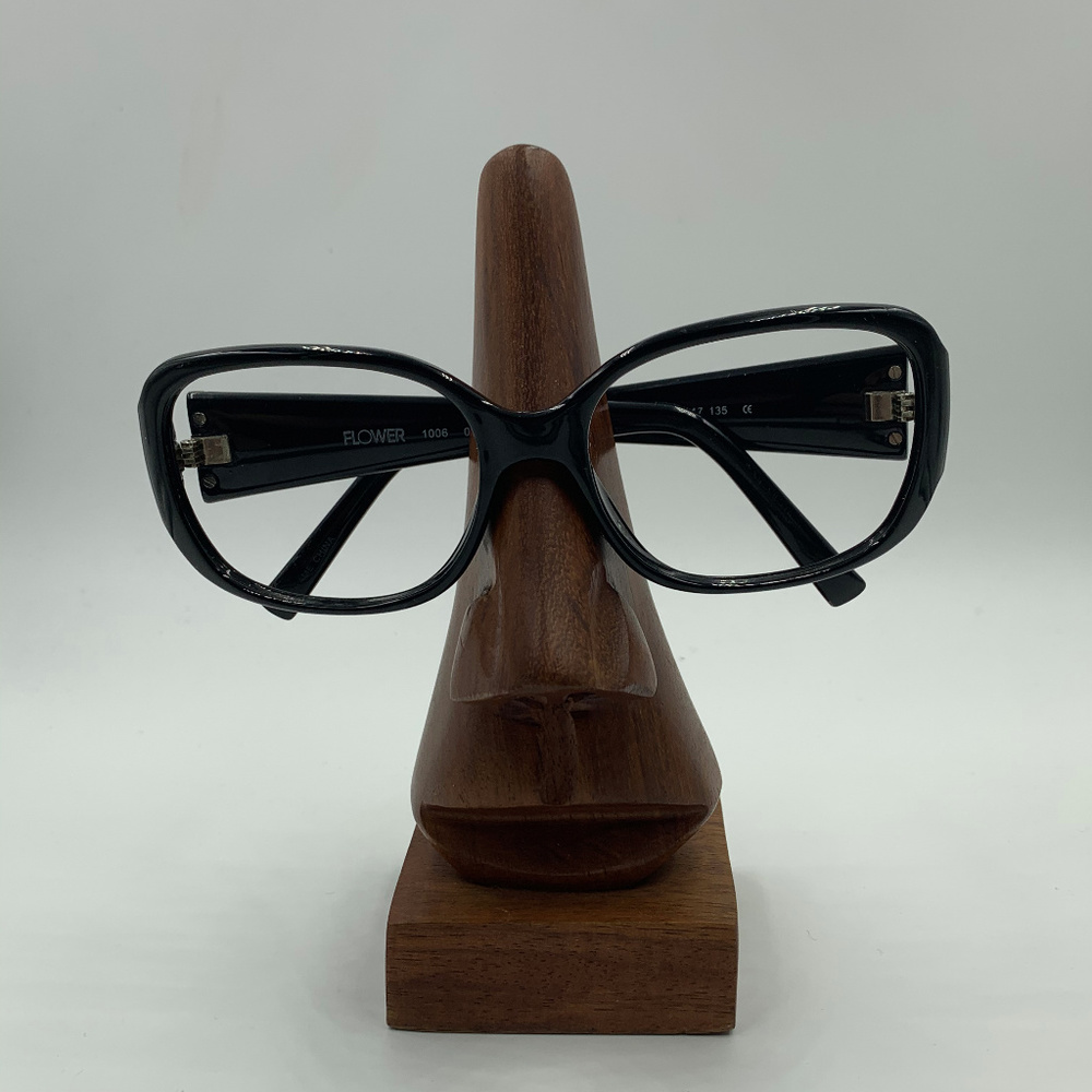 Flower 1006 Black Oval Oversized Sunglasses Frames